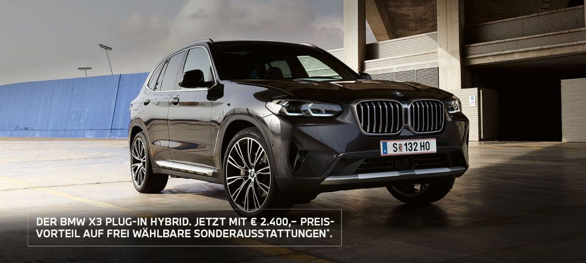 BMW X3 PHEV.